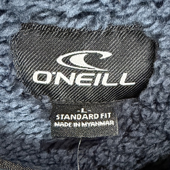 ONEILL ,Size L ,Chaps Men's Plaid Shirt Jacket - Rust and Navy - Picture 5 of 17